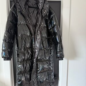 Women's Black Puffer Coat